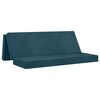 vidaXL Sof&aacute; Cama Plegable 200 x 67 x 45 cm Azul
