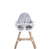 CHILDHOME Coj&iacute;n de asiento para trona Evolu gris CHEVOSCNLG