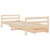 vidaXL Estructura de cama infantil con cajones madera pino 90x190 cm