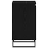 vidaXL Gabinete de Lavabo para Baño Roble Negro 58 x 33 x 60 cm
