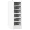 vidaXL Zapateros 31,5 x 35 x 90 cm Blanco 6 compartimentos