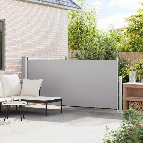 vidaXL Toldo lateral retr&aacute;ctil 140x300 cm gris