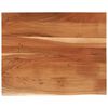 vidaXL Tablero rectangular madera de acacia borde vivo 110x80x3,8 cm