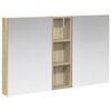 vidaXL Juego de Muebles de Ba&ntilde;o 3 uds. 100 x 10,5 x 60,5 cm