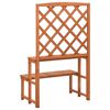 vidaXL Soporte de plantas y enrejado madera de abeto 70x42x115 cm