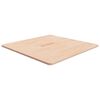 vidaXL Tablero de mesa cuadrada madera de roble sin tratar 70x70x1,5cm