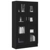 vidaXL Librería Roble Negro 82,5 x 30,5 x 150 cm Madera de ingeniería