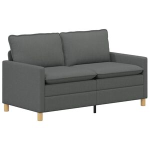 vidaXL Sof&aacute; Gris oscuro 156 x 81 x 87,5 cm Tela