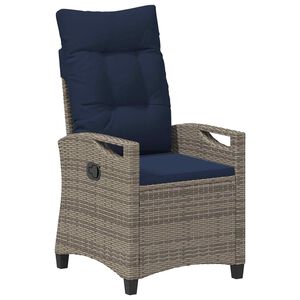 vidaXL Silla de jard&iacute;n reclinable 56 x 60 x 112 cm acero