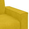 vidaXL Sof&aacute; de 2 plazas terciopelo amarillo 160x78x84 cm