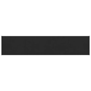 vidaXL Umbral de Ventana Negro con Vetado de Madera 120 x 30 x 4,5 cm
