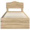 vidaXL Estructura de cama Sonoma 100 x 200 cm Madera de pino macizo