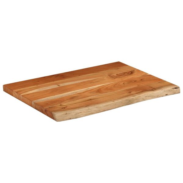 vidaXL Encimera de ba&ntilde;o rectangular madera maciza acacia 70x60x3,8 cm