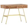vidaXL Escritorio con cajones madera maciza de acacia 100x55x75 cm