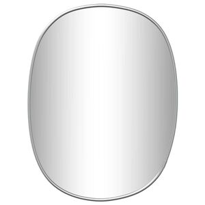 vidaXL Espejo de pared plateado 30x25 cm