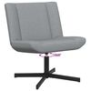 vidaXL Silla giratoria Gris Claro 63 x 75 x 76 cm tela