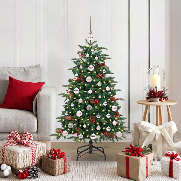 vidaXL &Aacute;rbol de Navidad artificial Verde 120 cm PVC, Metal y Pl&aacute;stico