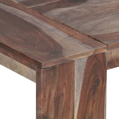 vidaXL Mesa de comedor de madera maciza de sheesham 200x100x76 cm