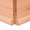 vidaXL Tablero mesa madera roble tratada marrón claro 180x50x(2-4) cm