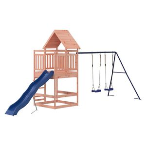 vidaXL Parque infantil de exterior madera maciza Douglas