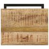 vidaXL Mesitas auxiliares 2 uds madera mango rugosa 31,5x24,5x64,5 cm