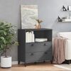 vidaXL Librería VIKEN madera de ingeniería gris antracita 80x40x90 cm