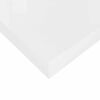 vidaXL Estante flotante de pared blanco brillante MDF 120x23,5x3,8 cm