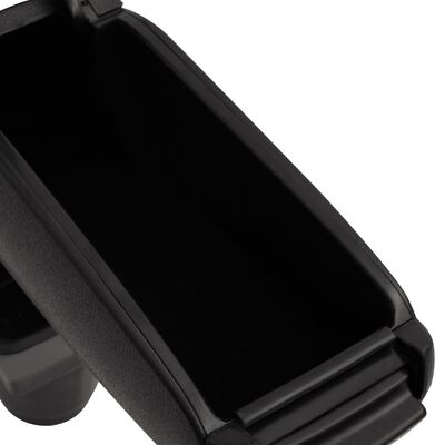 vidaXL Reposabrazos para coche ABS negro 13x32,5x(24-51,5) cm