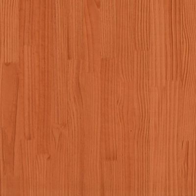 vidaXL Cama para perros madera de pino marrón cera 105,5x75,5x28 cm