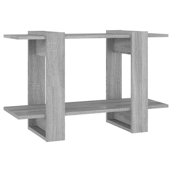 vidaXL Estantería/divisor de espacios gris Sonoma 80x30x51 cm