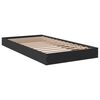 vidaXL Estructura de cama madera de ingenier&iacute;a negra 90x190 cm