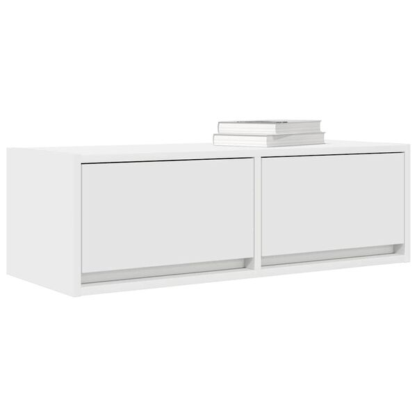 vidaXL Muebles de TV 2 uds Blanco 80x31x25,5 cm Madera de ingenier&iacute;a