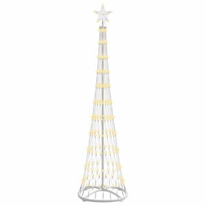 vidaXL &Aacute;rbol de Navidad LED C&aacute;lido 51 x 51 x 190 cm Metal