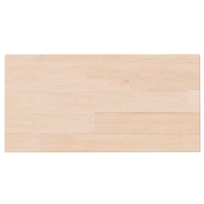 vidaXL Tabla de estantería madera maciza roble sin tratar 40x20x1,5 cm