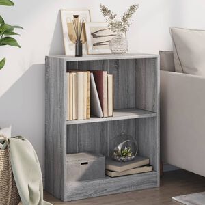 vidaXL Estanter&iacute;a madera de ingenier&iacute;a gris Sonoma 60x24x76 cm