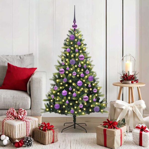 vidaXL &Aacute;rbol de Navidad Artificial Articulado 150 LEDs Verde 120 cm