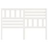 vidaXL Cabecero de cama madera maciza de pino blanco 166x4x100 cm
