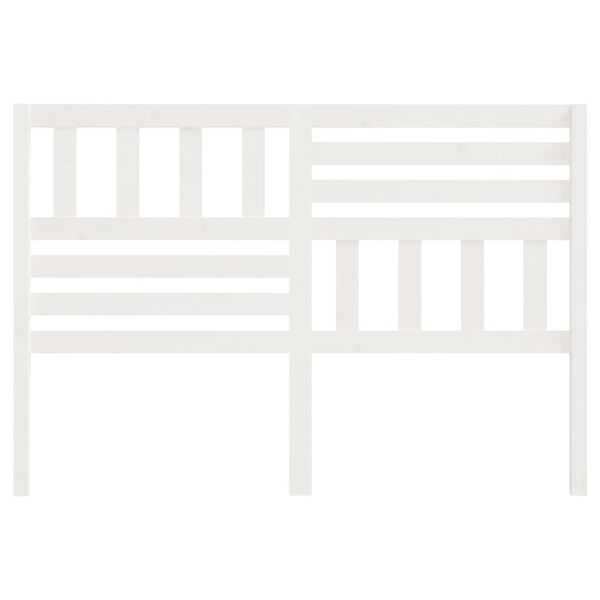 vidaXL Cabecero de cama madera maciza de pino blanco 166x4x100 cm