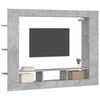 vidaXL Mueble para TV madera de ingenier&iacute;a gris hormig&oacute;n 152x22x113 cm