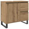 vidaXL Mueble de lavabo madera de ingenier&iacute;a roble artisan 65x33x60 cm