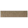 vidaXL Alfombra de &aacute;rea Natural y negro 60 x 300 cm yute