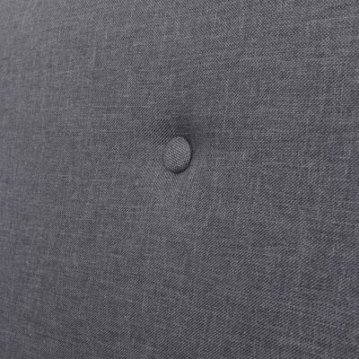 vidaXL Juego de sofás de tela de 2 piezas color gris oscuro