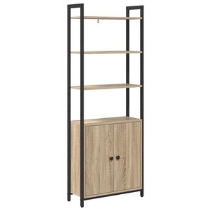 vidaXL Estanter&iacute;a para libros 6 niveles 60 x 24 x 161 cm Roble Sonoma