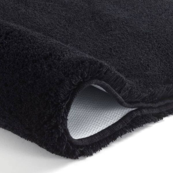 Kleine Wolke Alfombra de ba&ntilde;o Relax negro 70x120 cm