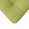 vidaXL Cojines para asiento 4 pcs Verde claro 45 x 45 x 12 cm tela