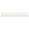 vidaXL Estante flotante 4 pcs 40 x 18 x 2,5 cm Acero