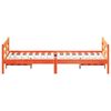vidaXL Cama sin colch&oacute;n madera maciza de pino marr&oacute;n cera 140x200 cm