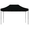 vidaXL Carpa de Fiesta Negro 279 x 410 x 315 cm Tela Oxford