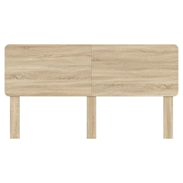 vidaXL Cabecero Roble Sonoma 180 cm Madera contrachapada