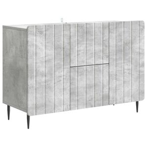 vidaXL Aparador Gris Hormig&oacute;n 89 x 34,5 x 62 cm Madera de Ingenier&iacute;a